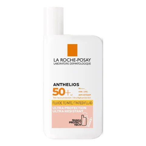 Anthelios Fluido Ultra Resistente Protezione Colorata SPF 50+ Senza Profumo per Pelli Sensibili con Intolleranze Solari 50 ml