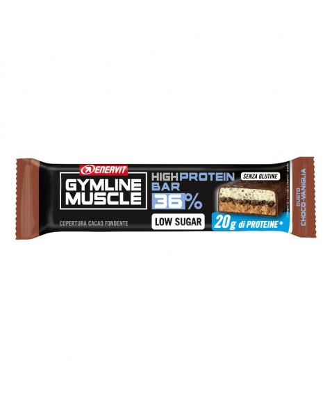 Gymline High Protein Bar 36% barretta proteica gusto Cioccolato Vaniglia 55 gr