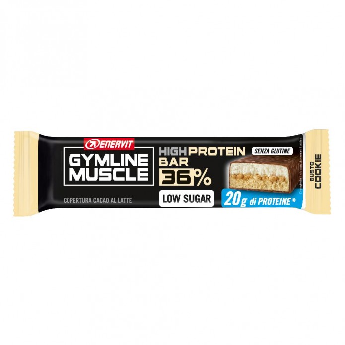 Enervit Sport Gymline High Protein Bar Barretta Proteica 36% Gusto Cookie 55g