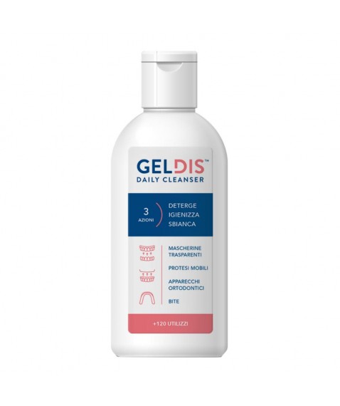 Geldis 100 ml - Gel per la pulizia di protesi e apparecchi mobili