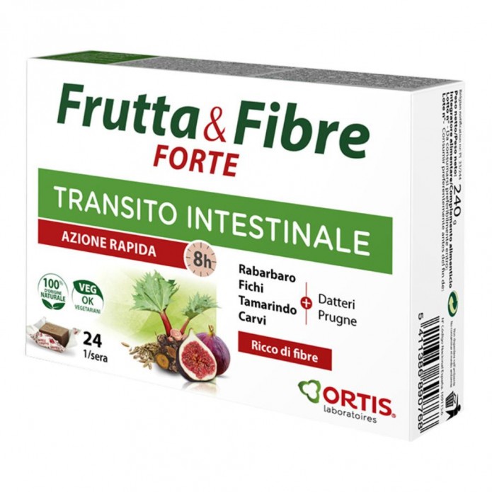 FRUTTA & FIBRE FORTE 24CUBETTI