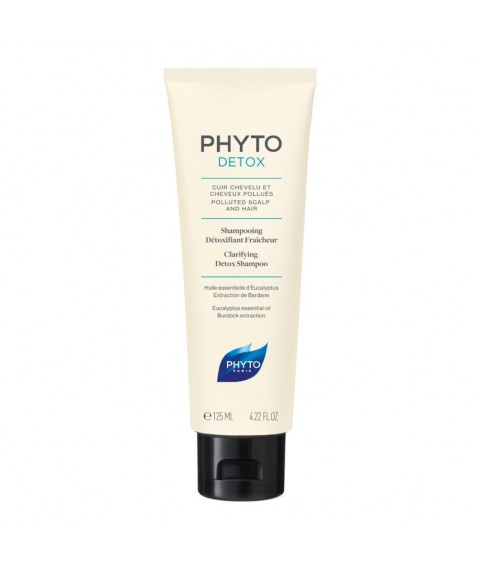 Phytodetox Shampoo Detox Purificante 125 ml - Per capelli e cuoio capelluto appesantiti rimuove le impurità