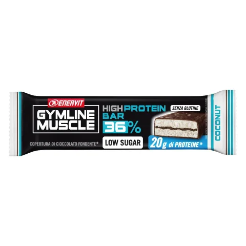 Enervit Sport Gymline High Protein Bar 36% Barretta Proteica Cocco 55 gr Enervit Sport Gymline High Protein Bar 36% Barretta Proteica Cocco 55 gr