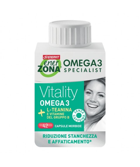 Enerzona Omega 3RX Vital 42 capsule Integratore contro il colesterolo e l'affaticamento
