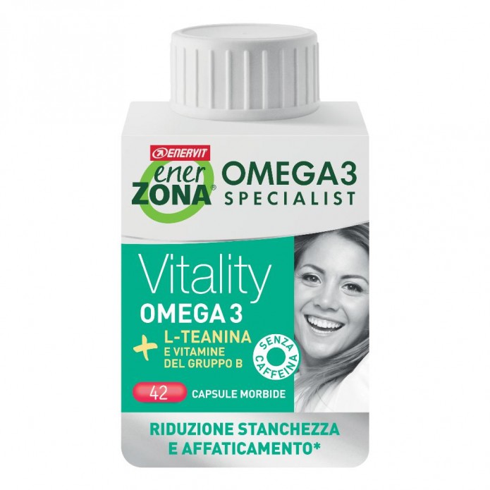 Enerzona Omega 3RX Vital 42 capsule Integratore contro il colesterolo e l'affaticamento