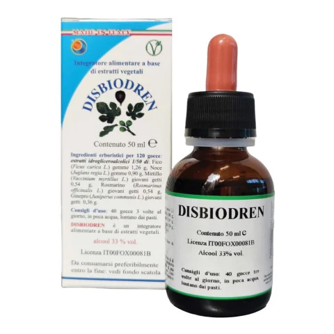 Disbiodren Gocce 50ml Drenante Intestinale Disbiodren Gocce 50ml Drenante Intestinale