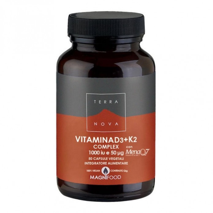 VITAMINA D3 + K2 50CPS TERRANO