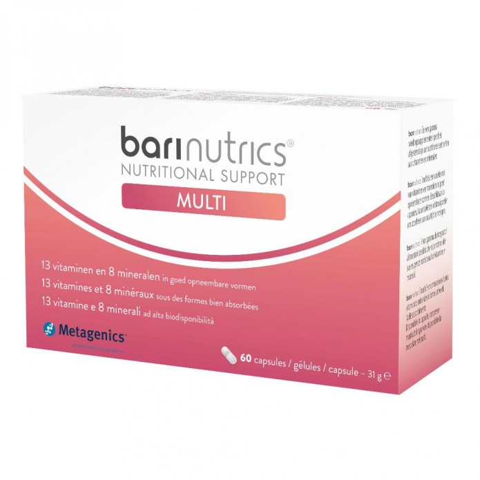 Barinutrics Multi Ciliegia 60 capsule Integratore di vitamine e minerali a facile assorbimento