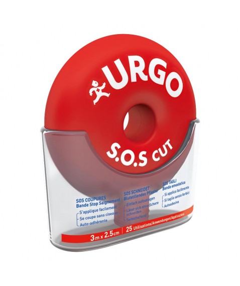 BENDA URGO SOS CUT 3X2,5CM