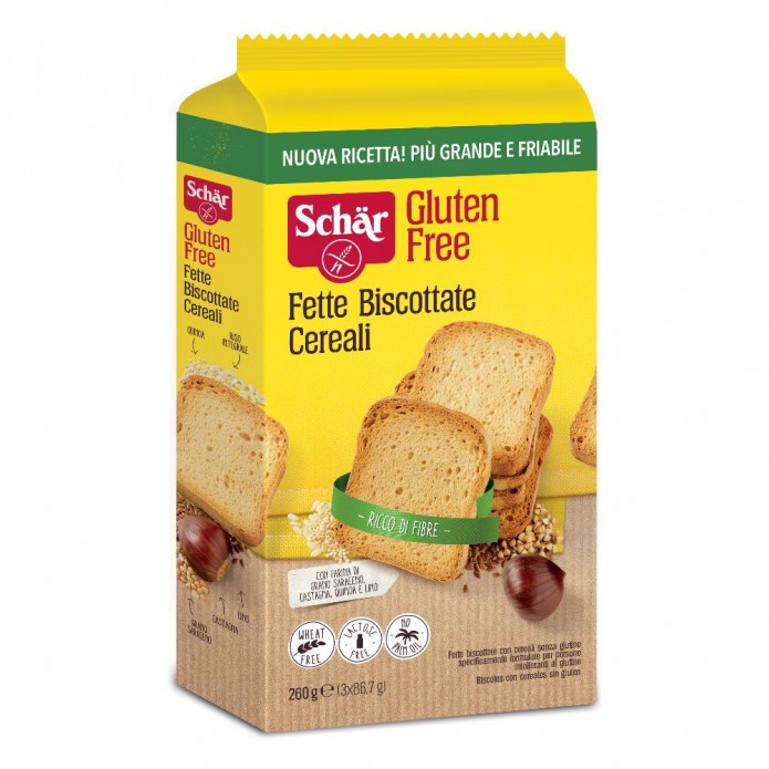 SCHAR FETTE BISC CEREALI 260G