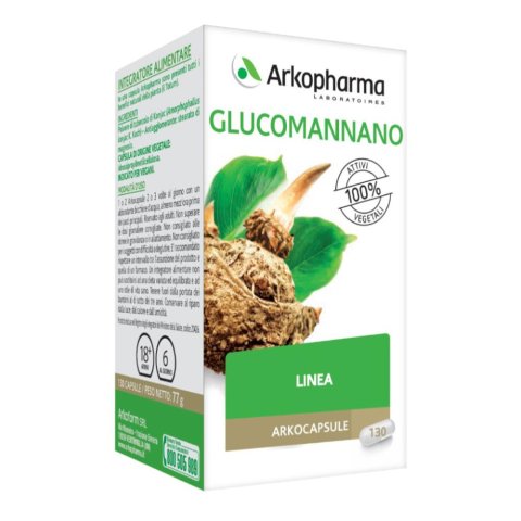 Arkocapsule Glucomannano 130 capsule - Integratore per dimagrimento Arkocapsule Glucomannano 130 capsule - Integratore per dimagrimento