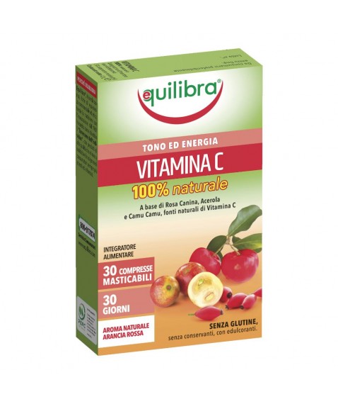 VITAMINA C 100% NAT 30CP EQUILIB