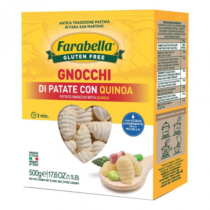 FARABELLA Gnocc.Pat Quinoa500g