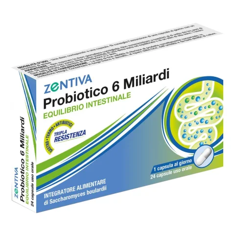 ZENTIVA PROBIOTICO 6 MILIARDI 24 FERMENTI LATTICI CAPSULE