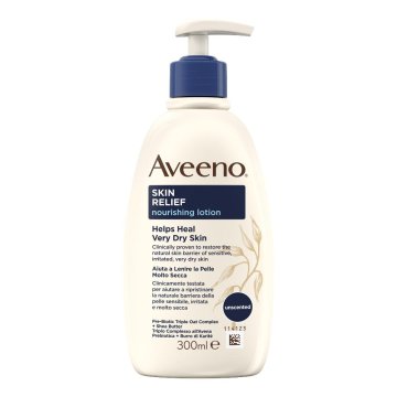 Aveeno Skin Relief Crema Nutriente Lenitiva per pelle molto secca 300ml