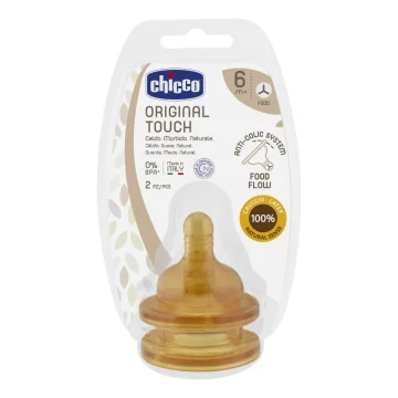 Chicco Tettarella Original Touch Caucci&ugrave; da 6Mesi+ 2 Pezzi
