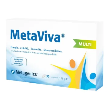 MetaViva Metagenics Multi 30 Compresse - Integratore di vitamine e minerali