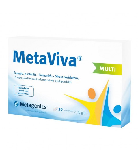MetaViva Metagenics Multi 30 Compresse - Integratore di vitamine e minerali