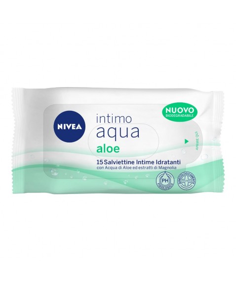 NIVEA INTIMO AQUA ALOE SALV X 15