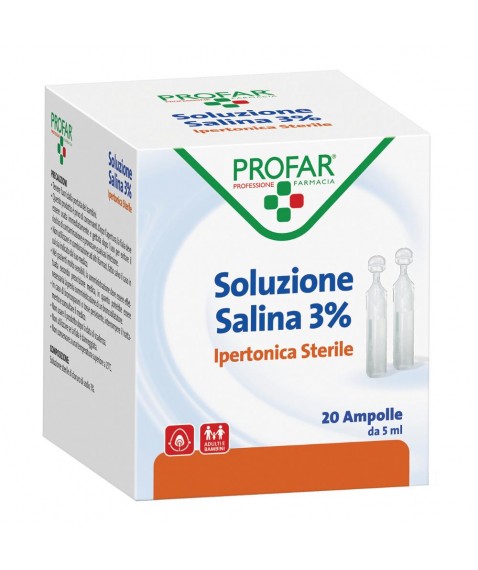 PROFAR SOLUZ IPERT 3% 5ML 20PZ