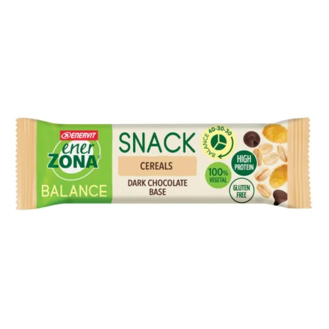 ENERZONA SNACK BALANCE CEREALI 25 GR barretta ai cereali con gocce di cioccolato fondente