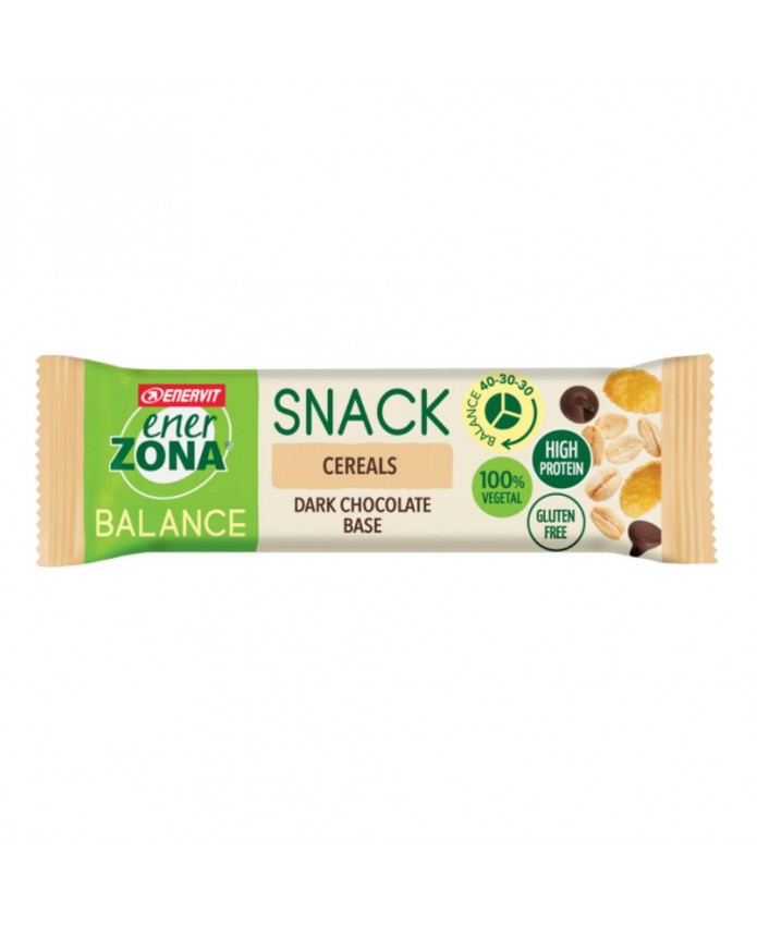 ENERZONA SNACK BALANCE CEREALI 25 GR barretta ai cereali con gocce di cioccolato fondente