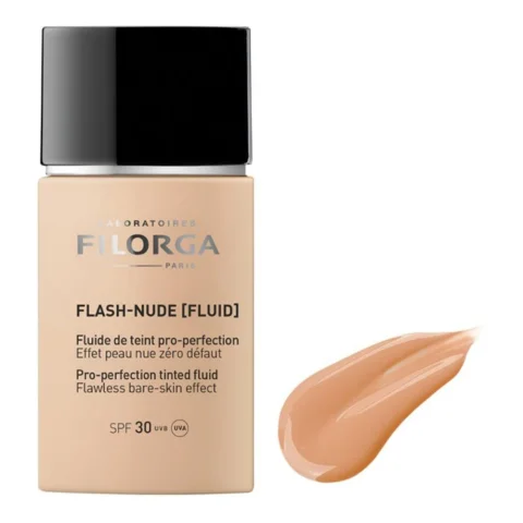 FILORGA FLASH NUDE 02 GOLD Fondotinta fluido doppia azione [immediata + duratura] effetto nudo
