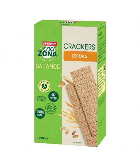 EnerZona Crackers Cereals 7 Minipack da 25 gr Crackers ai cereali