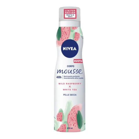 NIVEA BODY MOUSSE LAMPONE 200 ML