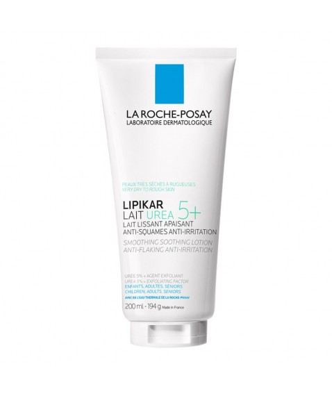 La Roche Posay Lipikar Latte Urea 5% 200 ml Trattamento corpo ultra fondente levigante e lenitivo