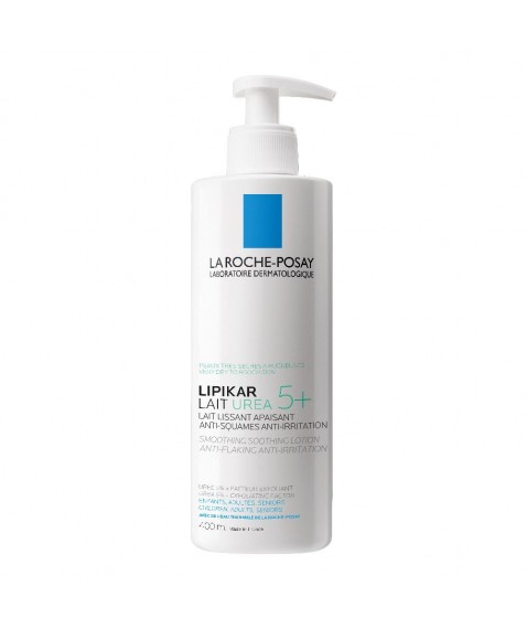 La Roche Posay Lipikar Latte Urea 5% Lozione Levigante Lenitiva Anti-Screpolature 400 ml