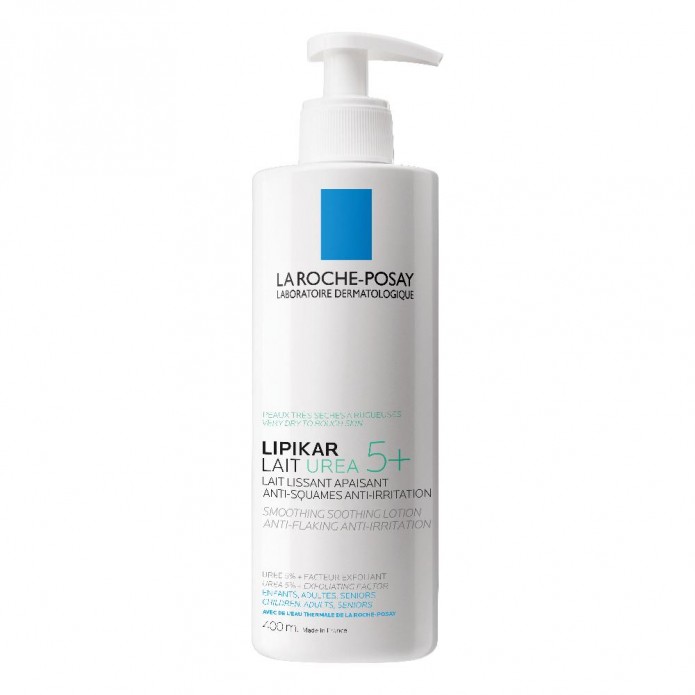 La Roche Posay Lipikar Latte Urea 5% Lozione Levigante Lenitiva Anti-Screpolature 400 ml