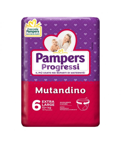 PAMPERS PROG MUT XL 15PZ    5036