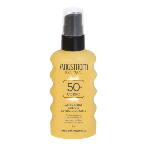 Angstrom Latte Solare Spray 50+ 175 ml - Protezione solare totale Angstrom Latte Solare Spray 50+ 175 ml - Protezione solare totale