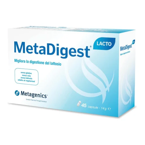 MetaDigest LACTO 45 capsule Integratore per l'intolleranza al lattosio MetaDigest LACTO 45 capsule Integratore per l'intolleranza al lattosio
