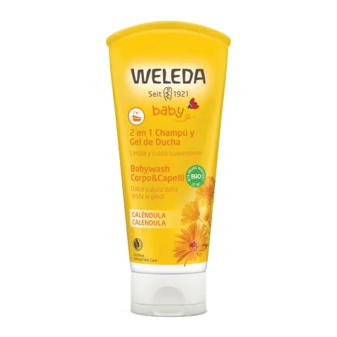 Babywash Calendula Detergente per corpo e capelli Weleda 200ml