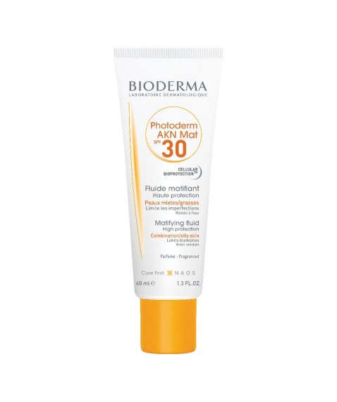 Bioderma Photoderm Akn Mat Spf 30 40ml - Crema solare contro le imperfezioni