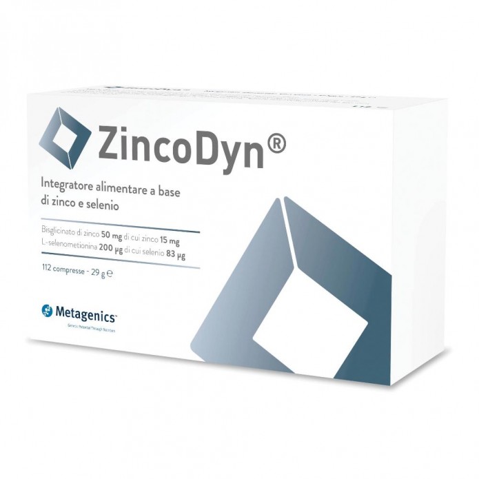 ZincoDyn Metagenics 112 Compresse - Integratore di zinco per le difese immunitarie e la funzione cognitiva