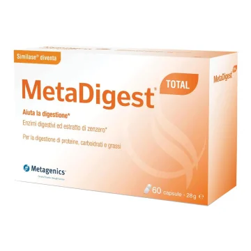MetaDigest Total Metagenics 60 Capsule - Integratore di enzimi per la digestione