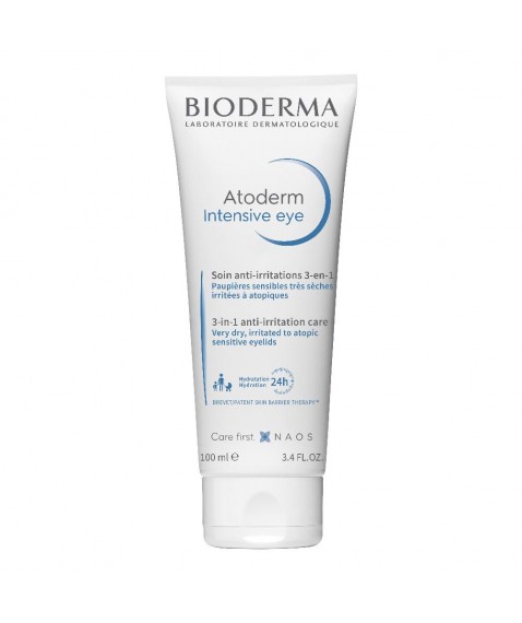 Bioderma Atoderm Intensive Eye 100 ml - Struccante lenitivo e riparatore per palpebre irritate 