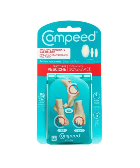 Compeed Cerotti per Vesciche Misto 5 Pezzi