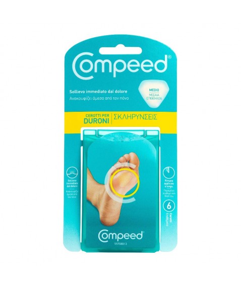 Compeed Cerotti per Duroni Medio 6 Pezzi