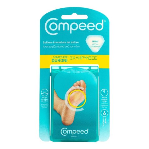 Compeed Cerotti per Duroni Medio 6 Pezzi Compeed Cerotti per Duroni Medio 6 Pezzi