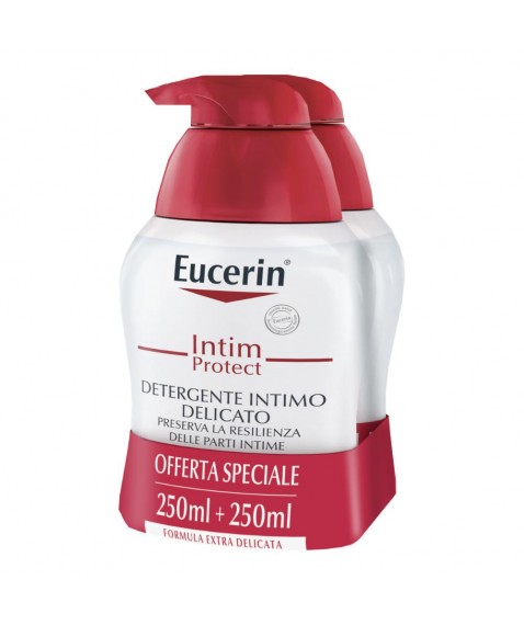 Eucerin Bipacco Intim Protect Detergente Intimo Delicato Confezione da 2 Flaconi da 250 ml 