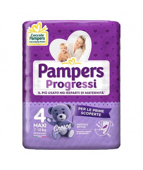 PAMPERS PROGRESSI MAXI 22PZ 0240