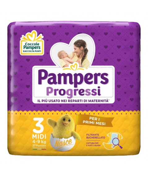 PAMPERS PROGRESSI MIDI 27PZ 0238