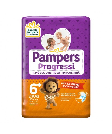 PAMPERS PLAYTIME PROG*XL 17pz