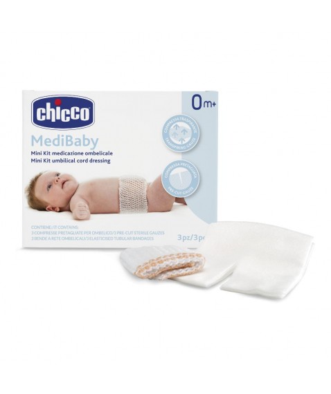 Chicco Medibaby 1 Mini Kit Medicazione Ombelicale 0Mesi+