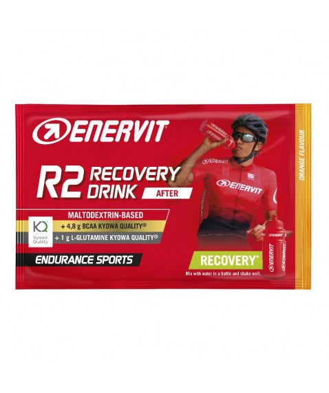 Enervit R2 Recovery Drink Gusto Arancia 50 Gr Prodotto Energetico per eccellenza per il recupero