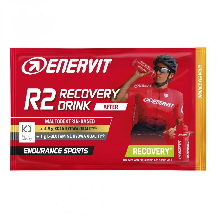 Enervit R2 Recovery Drink Gusto Arancia 50 Gr Prodotto Energetico per eccellenza per il recupero